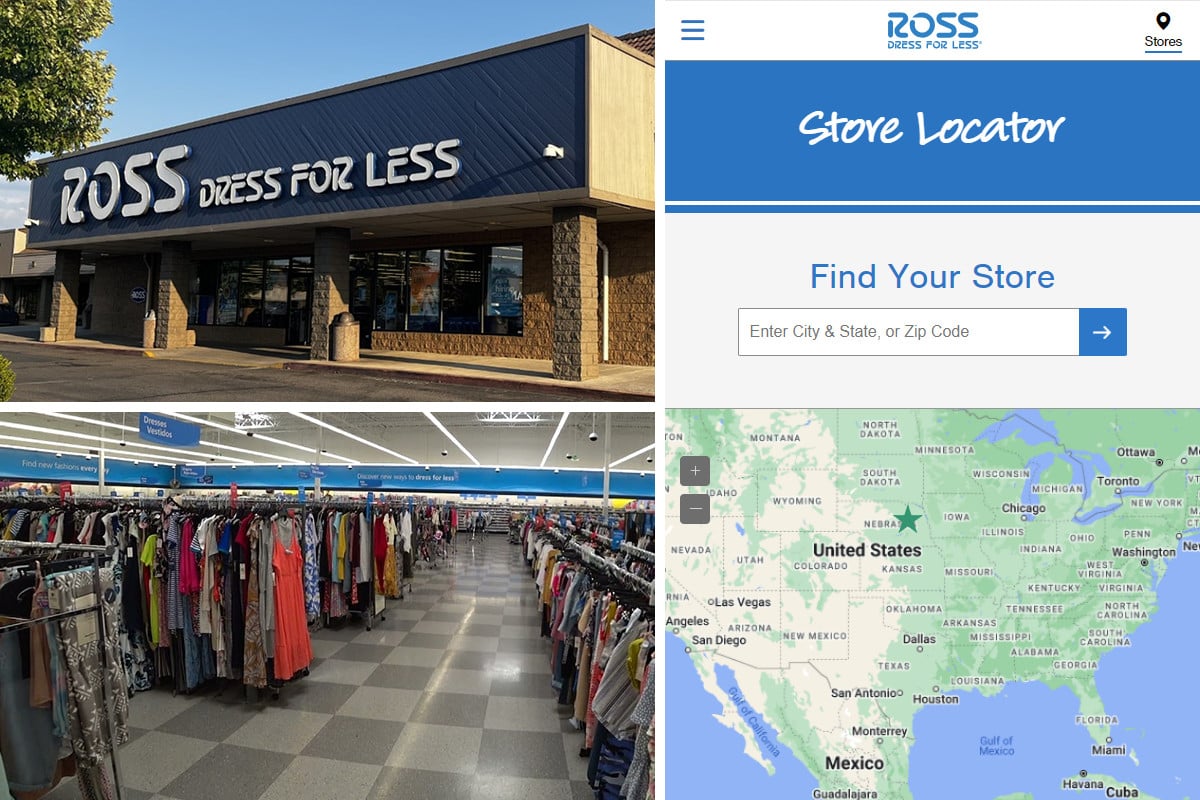 Ross stores & Store locator